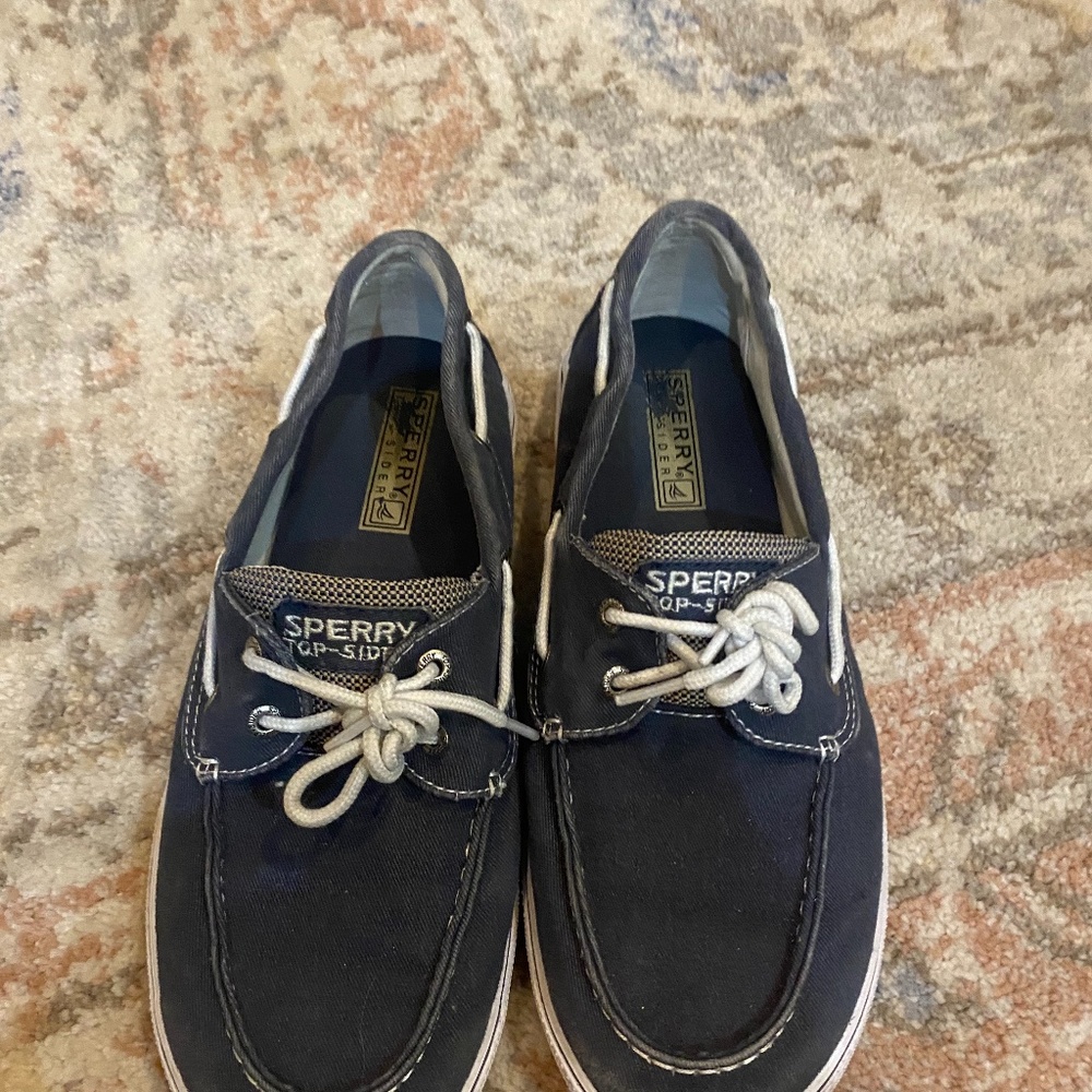 Sperry Blue Top Slider